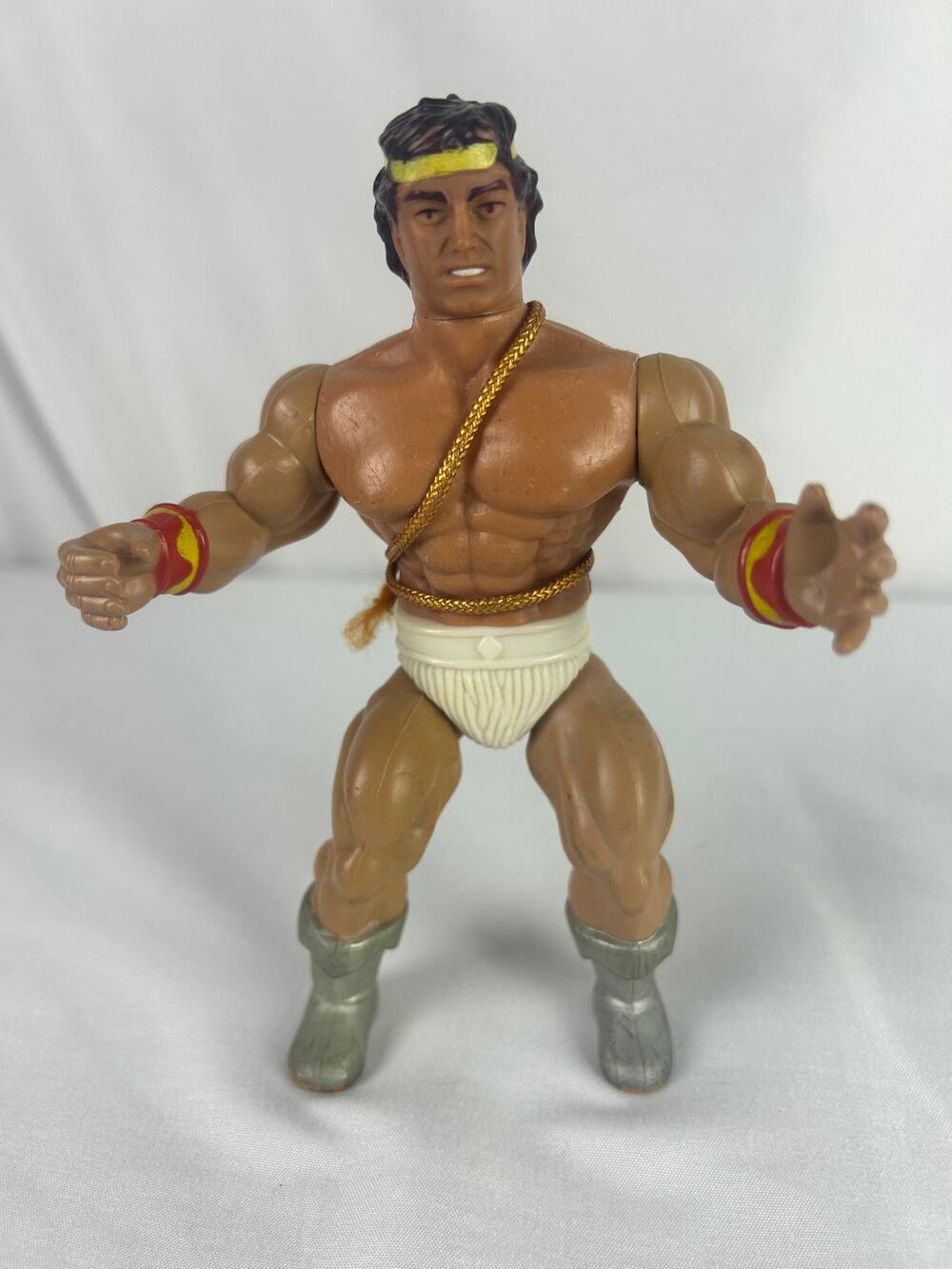 Vintage 1986 Remco Lost World of the Warlord Hercules Figure w Rope